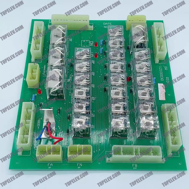 Hitachi Elevator Relay Board  RIO-12100030