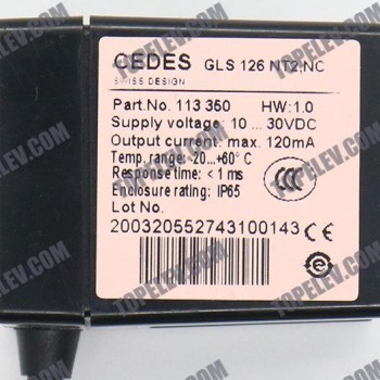 CEDES Sensor 109835 GLS 126 NT2,NC/NO CEDES Sensor 109835 GLS 126 NT2,NC/NO